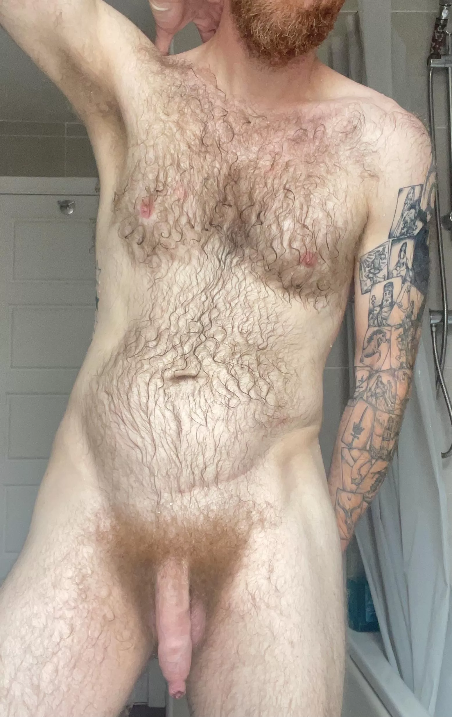 Fresh out of the shower and ready to get dirty ðŸ˜œ