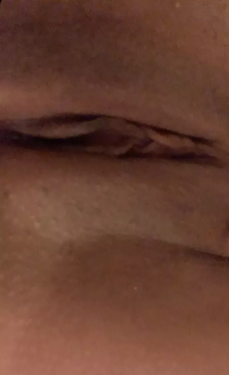 Freshly shaved close up of my tight pussy opening for you