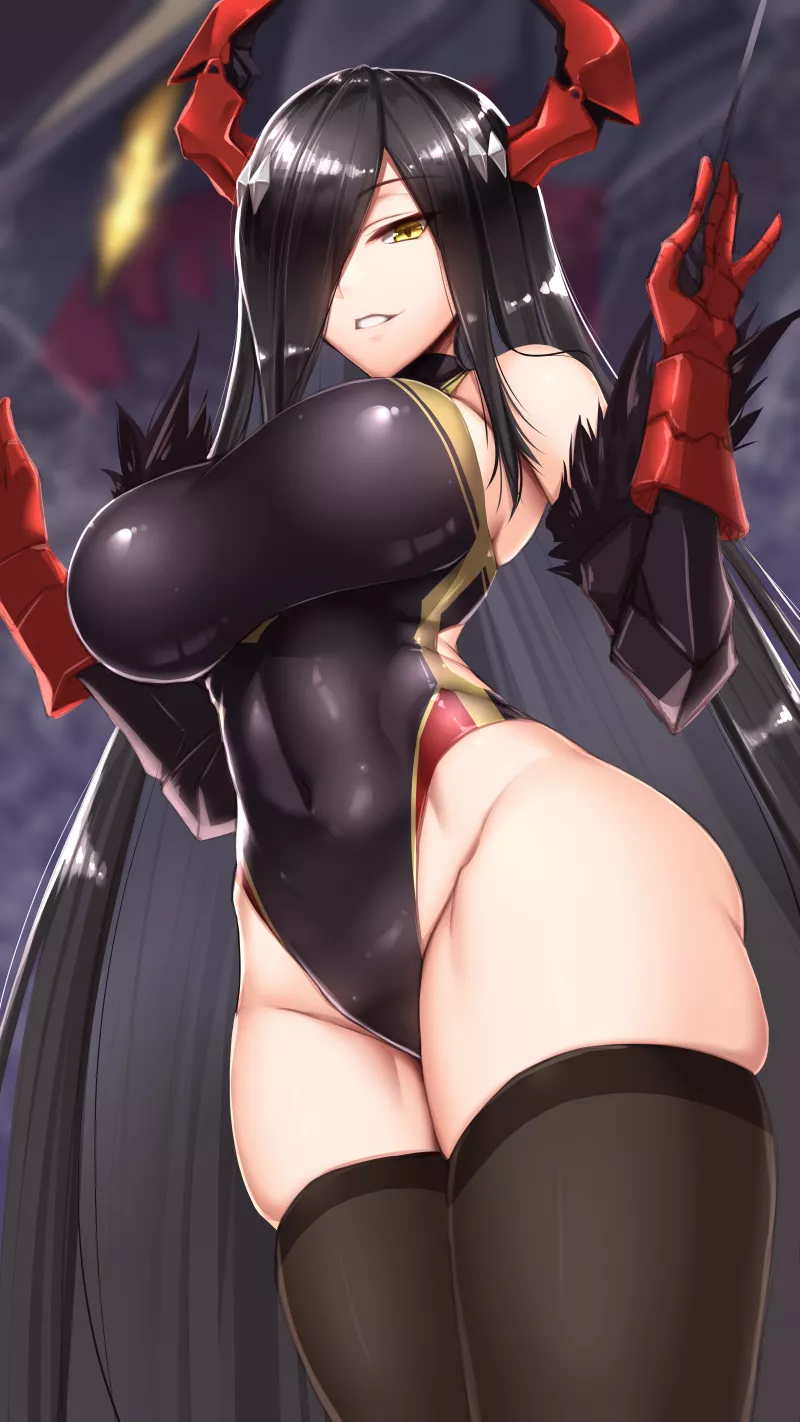 Friedrich Der Grosse Highleg Swimsuit (Shuugetsu Karasu) [Azur Lane]