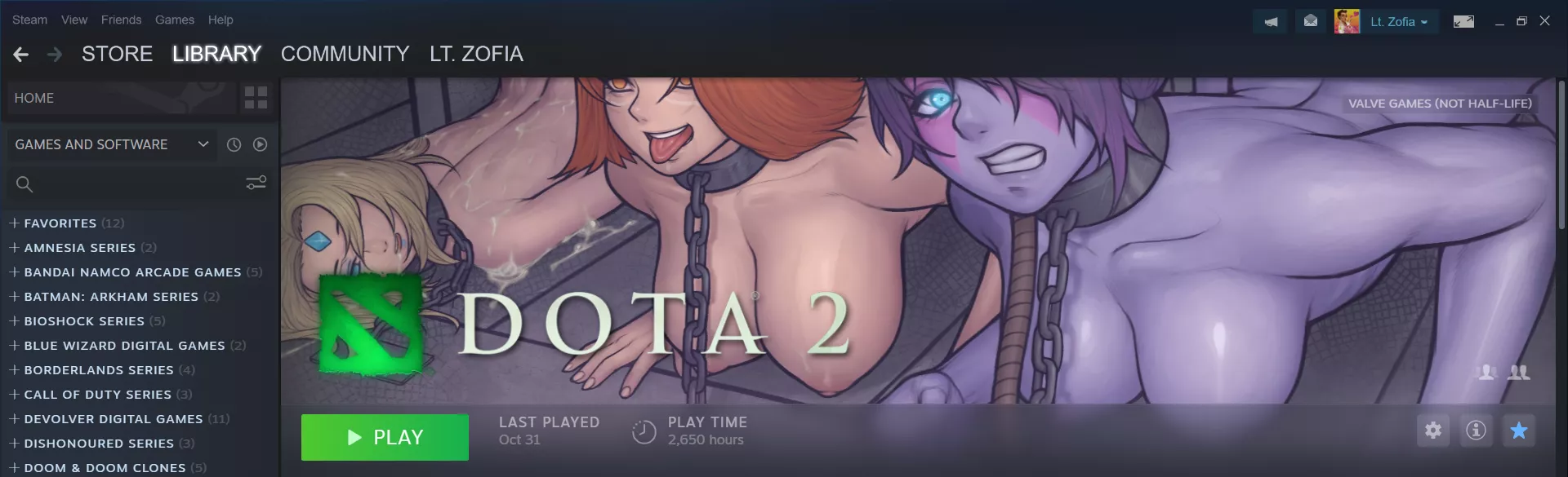 Friendly Reminder: Steam allows for Custom Backgrounds [Art by Asura]