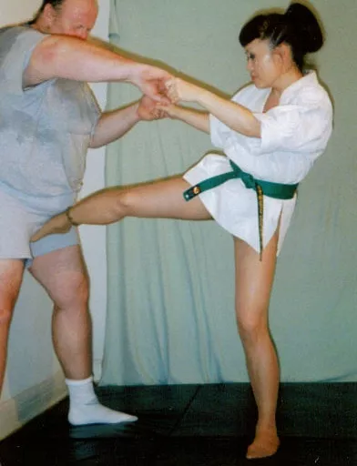 From a session I had back in the 1990s... Japanese girl splits my balls! OC