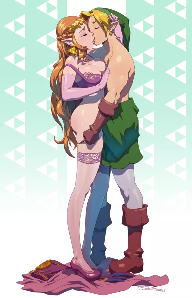 From DanBooru [link, princess_zelda] [the_legend_of_zelda] (robert_porter)