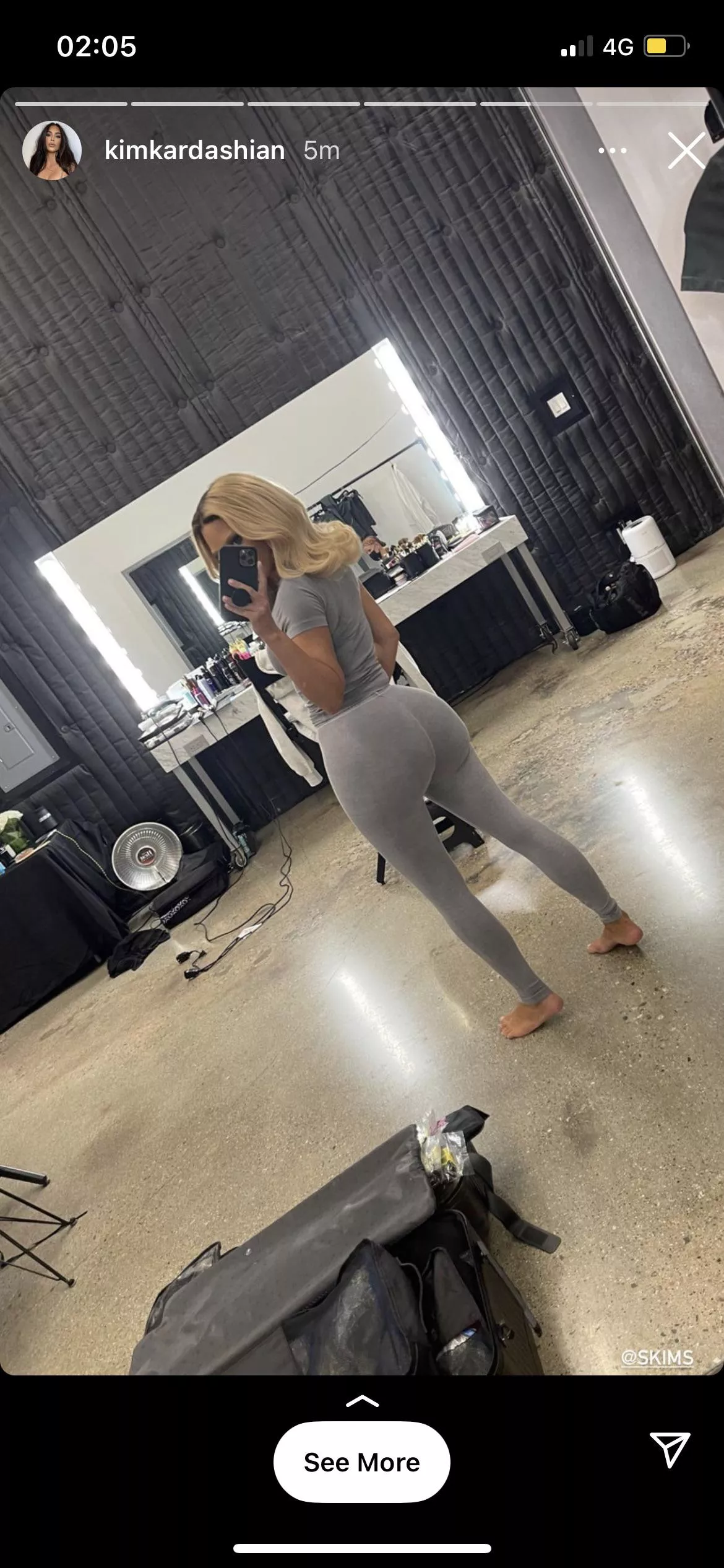 From IG stories. That ass tho 😍🔥