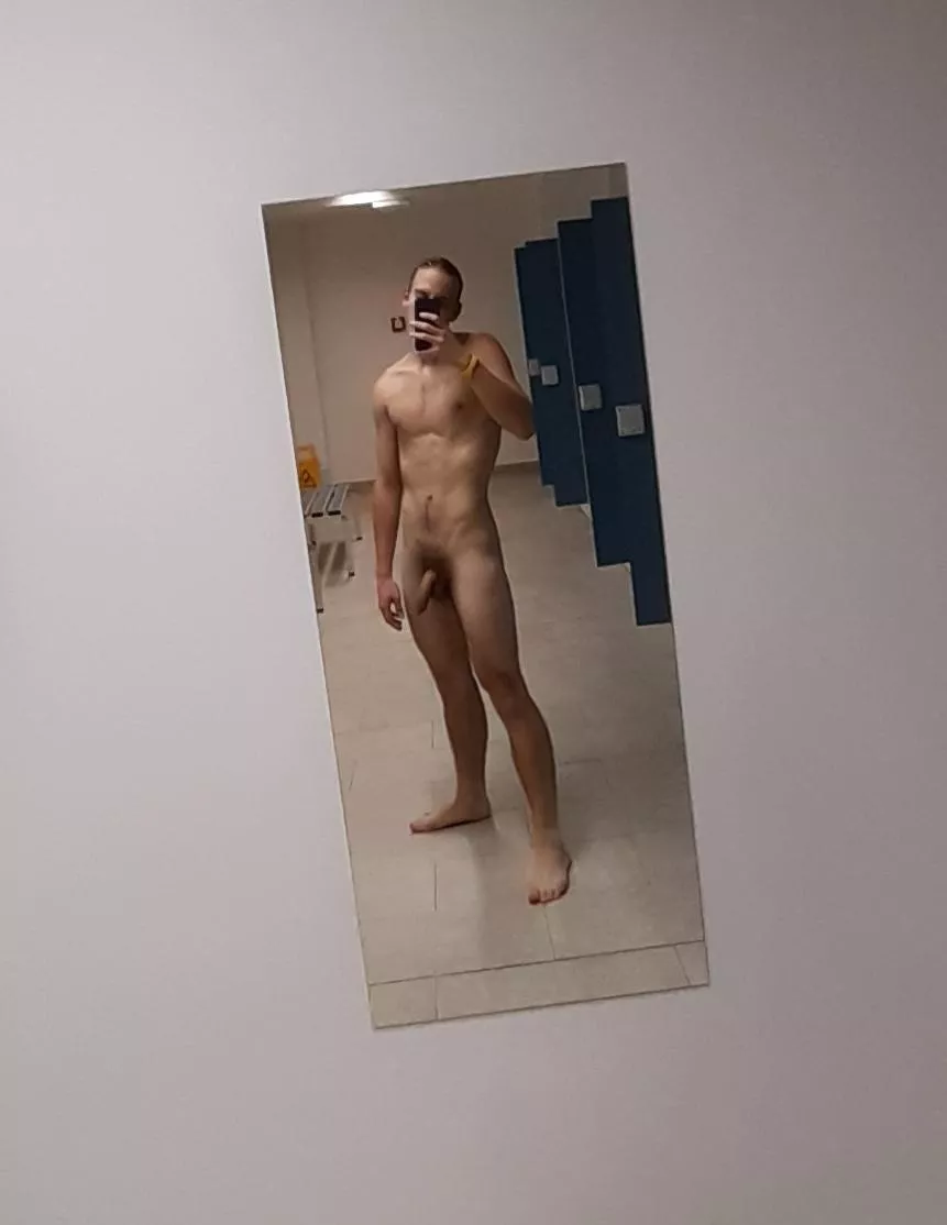 From public pool locker room, do you think somebody saw me?