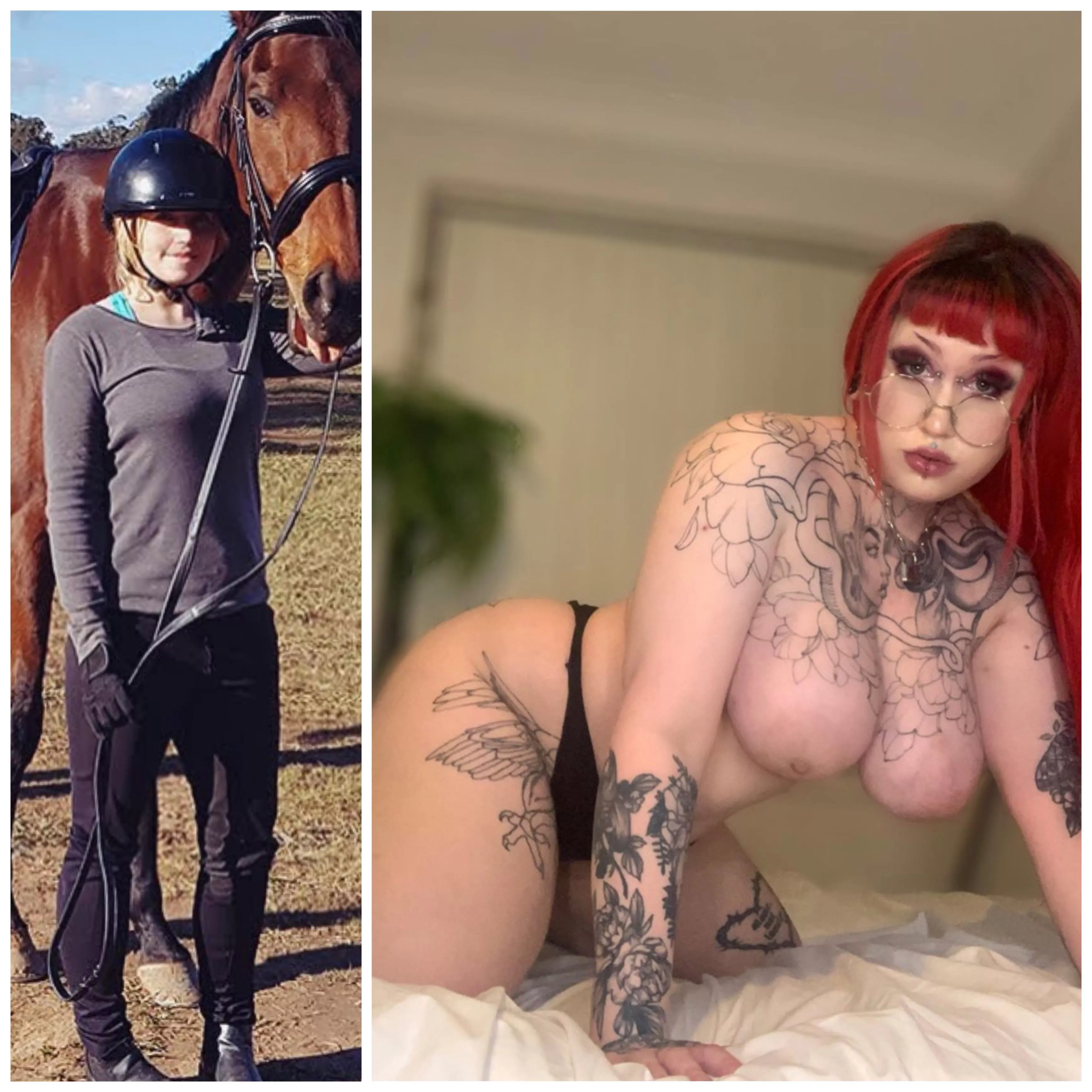 From riding horses to riding cocks ✨ 2017 - 2021