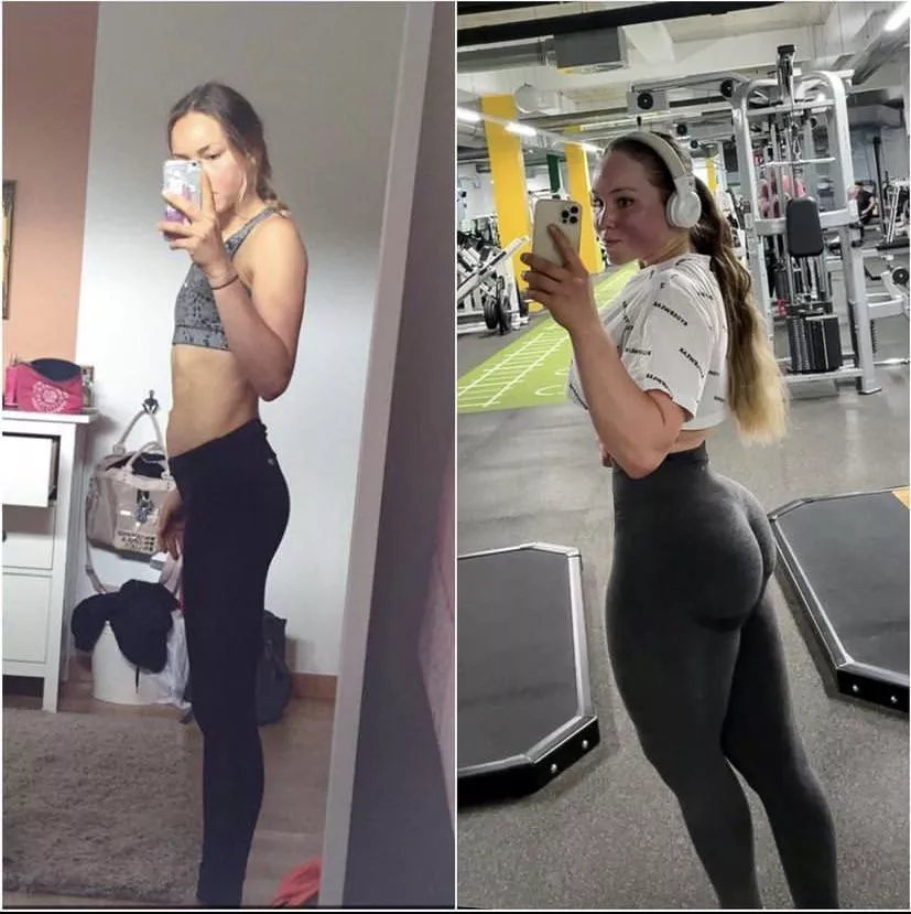 From scrawny to filling yoga pants