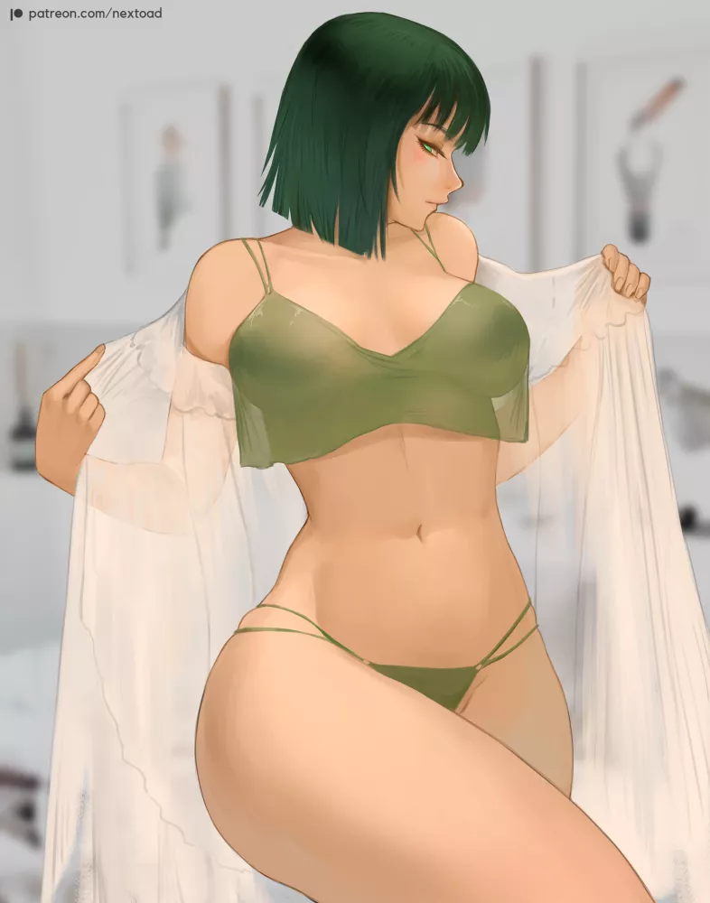 Fubuki in transparent lingerie [One Punch Man]