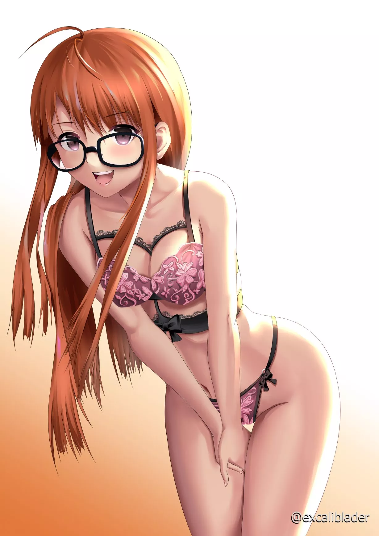 Futaba in lingerie by (@exliblader)