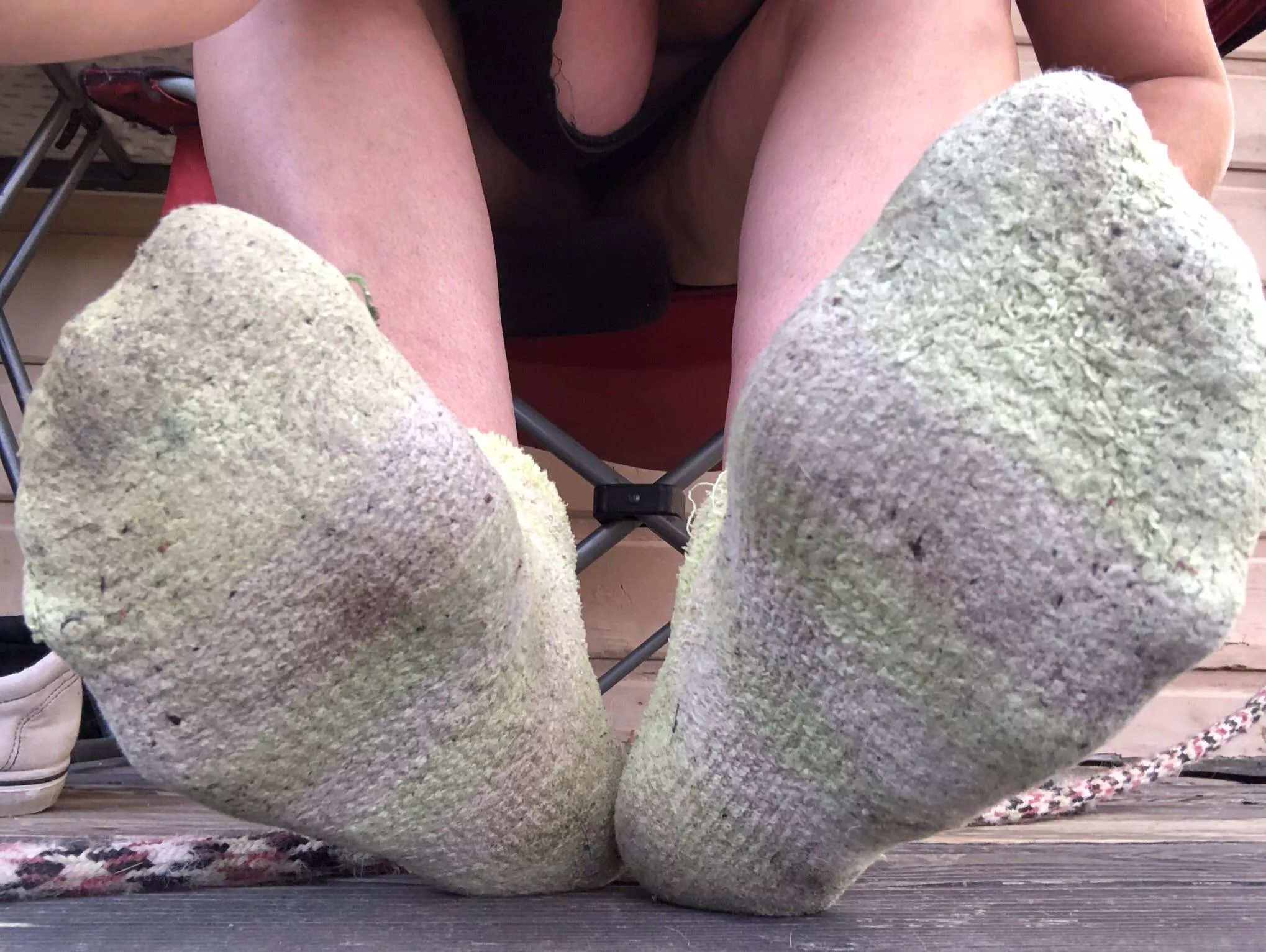 Fuzzy hiking socks not so fuzzy anymore