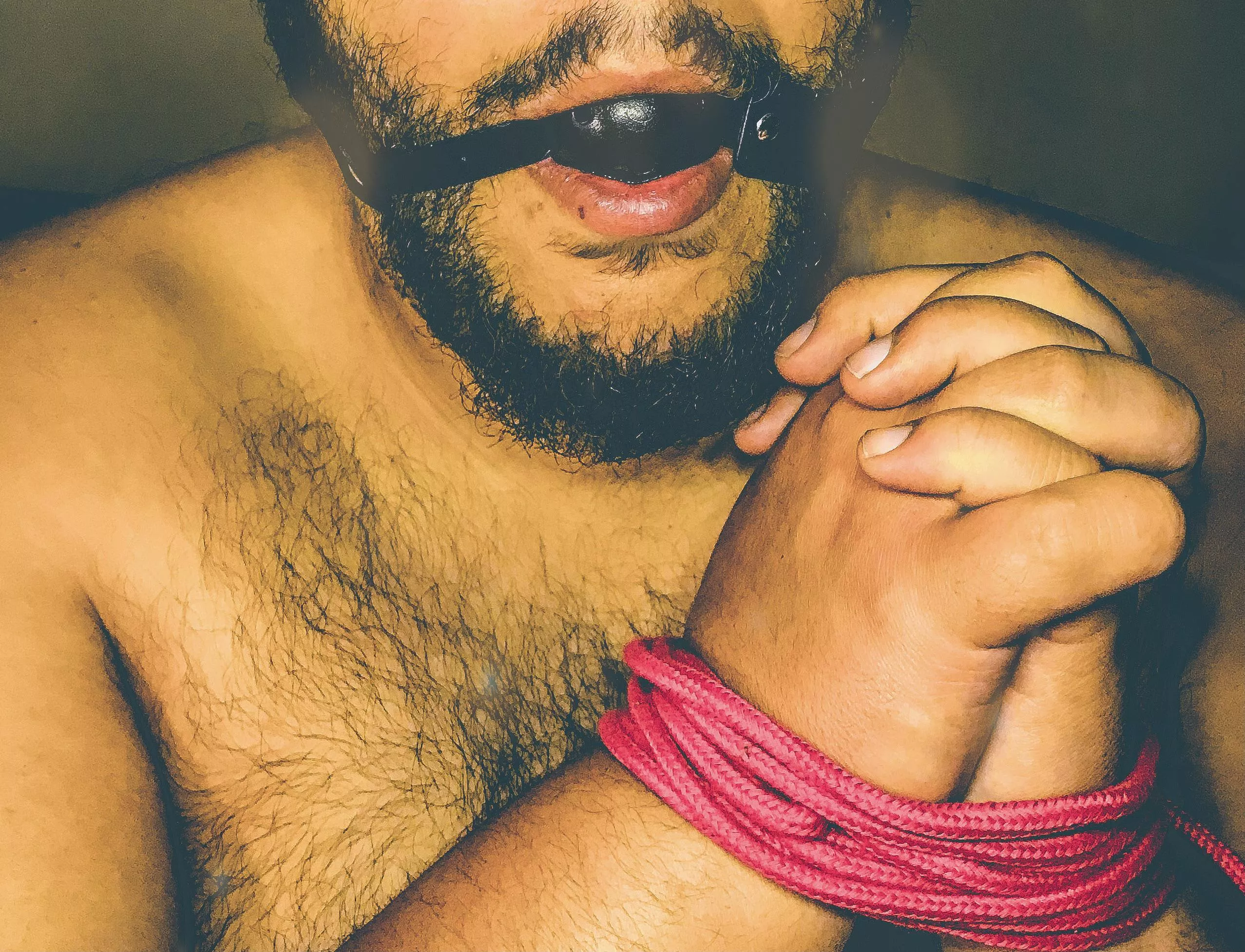 Gagged and tied