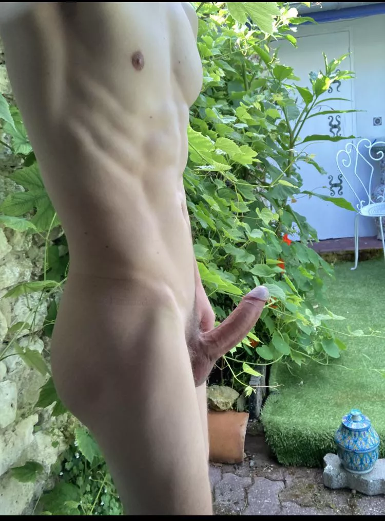 Gardening ðŸª´ again today and my straight married neighbor is staring at me all the time. What shall I do? M23