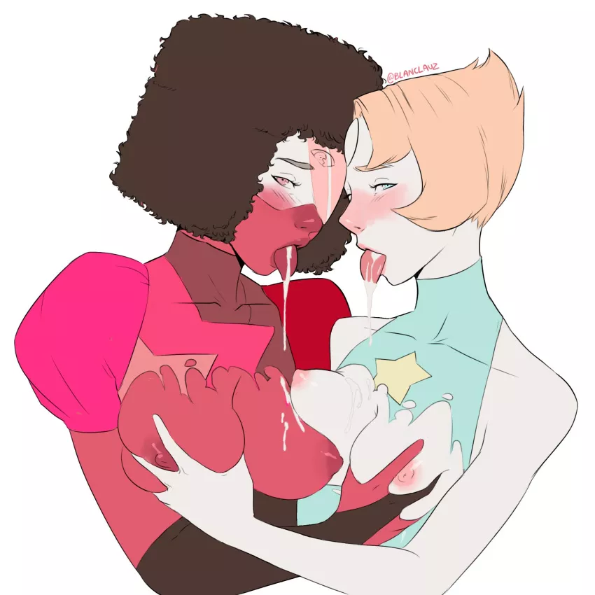 Garnet and Pearl - Drooling (BlancLauz)