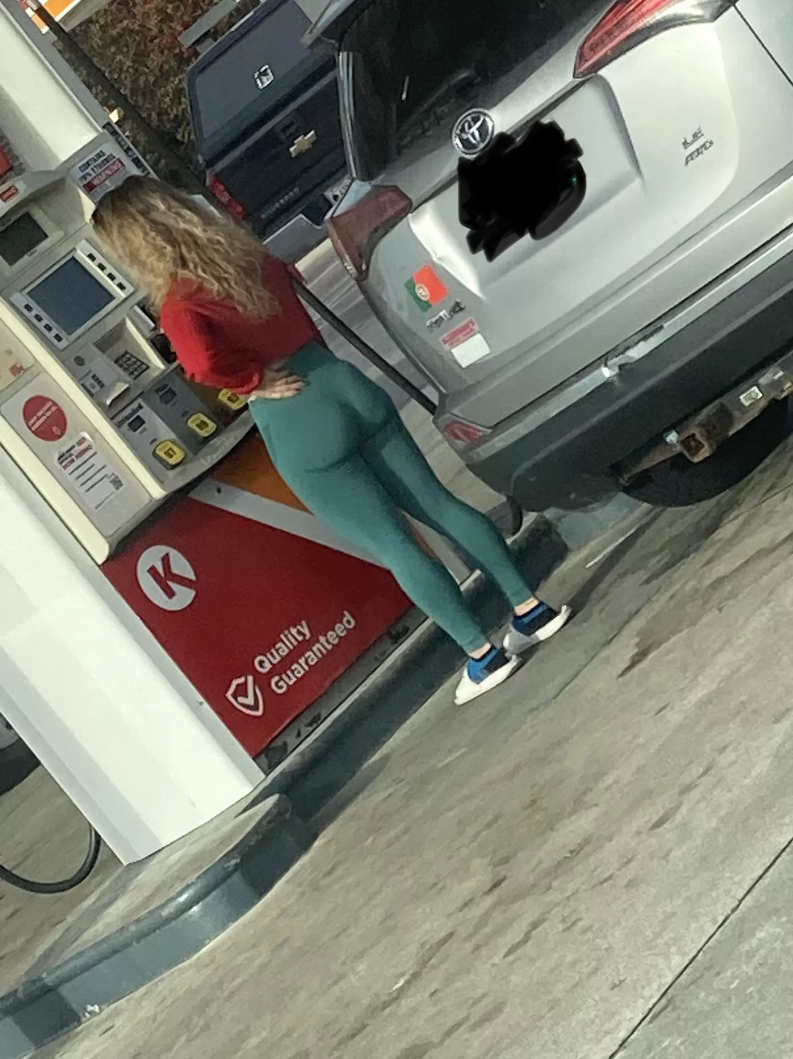 Gas station ass