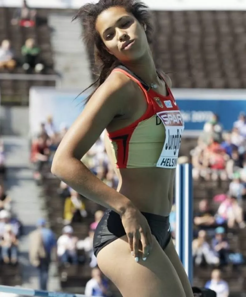 German High Jumper Marie-Laurence Jungfliesch