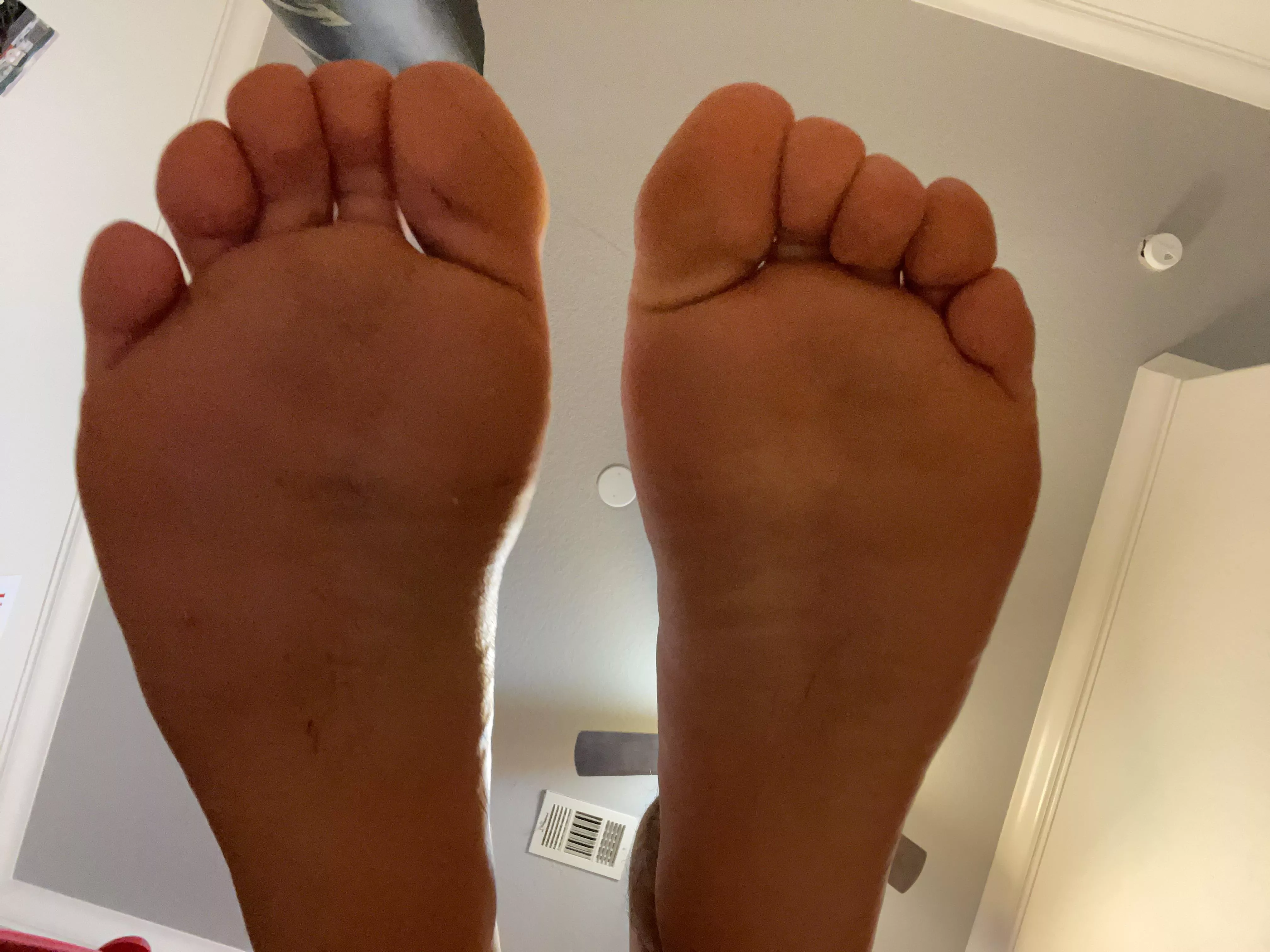 Get on your hands and knees for these feet?