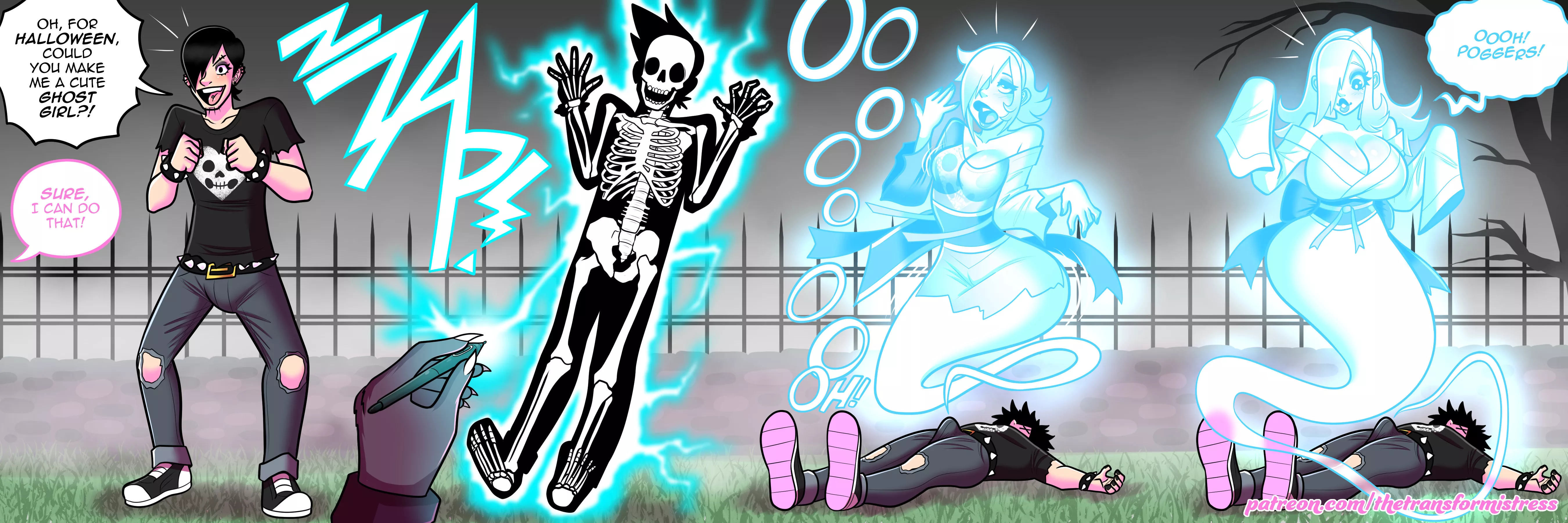 G-G-G-Ghost Girl by TheTransformistress (MTF/TG, Spooky)