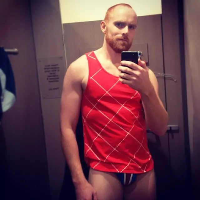 Ginger in the Change Rooms (X-Post /r/menchangerooms)