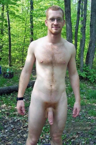 Ginger in the woods