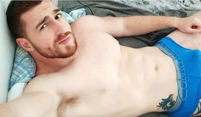 Ginger Laying in Bed (X-Post /r/meninbed)