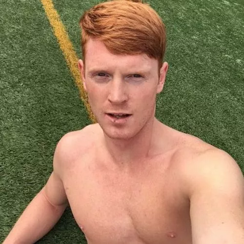 Ginger on the track