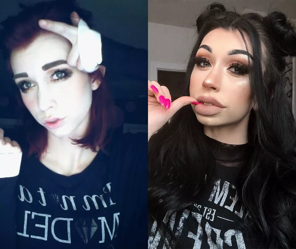 Glowup? Gothup? Im not sure what you would call my transformation