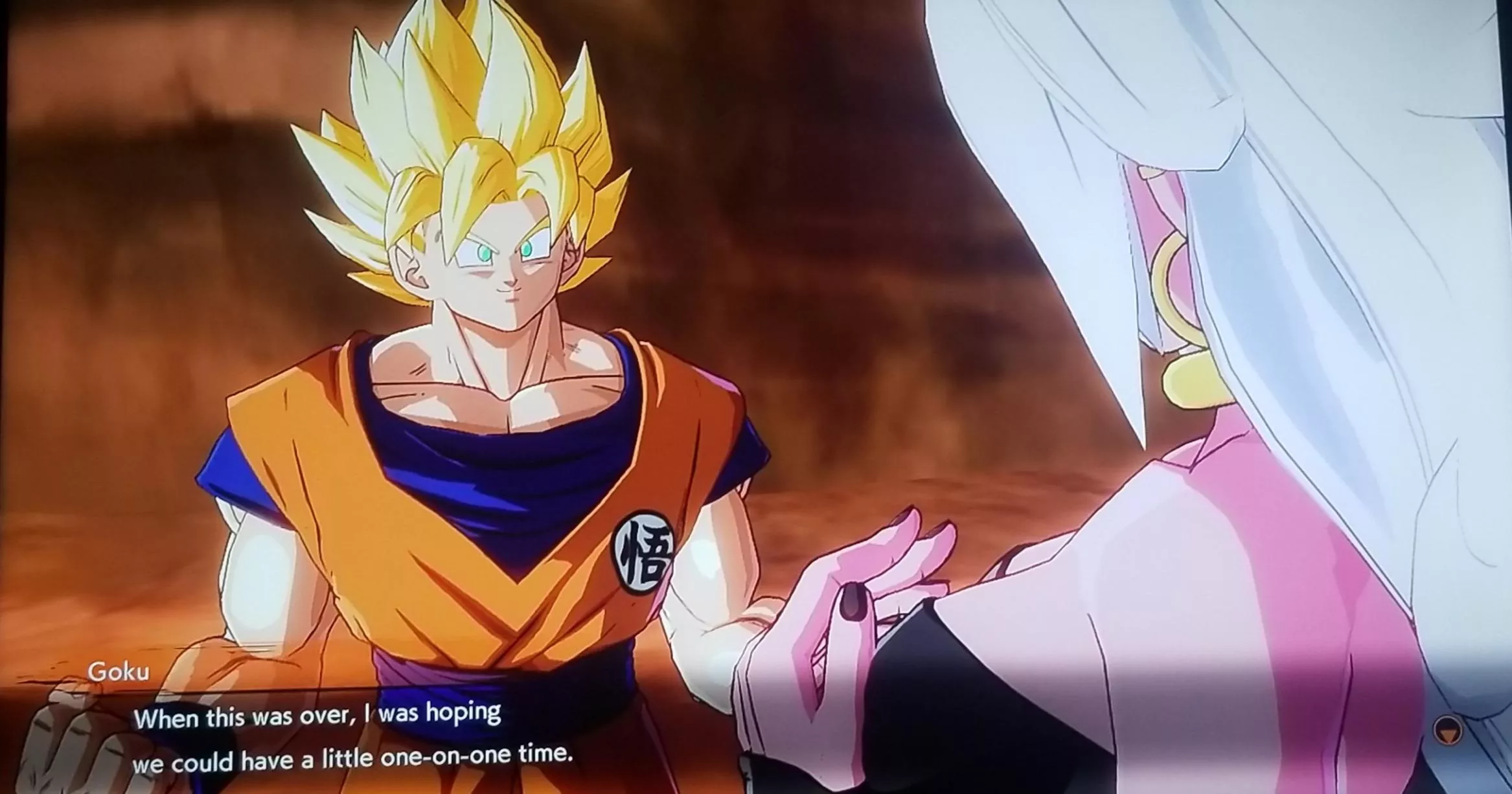 Goku being smooth