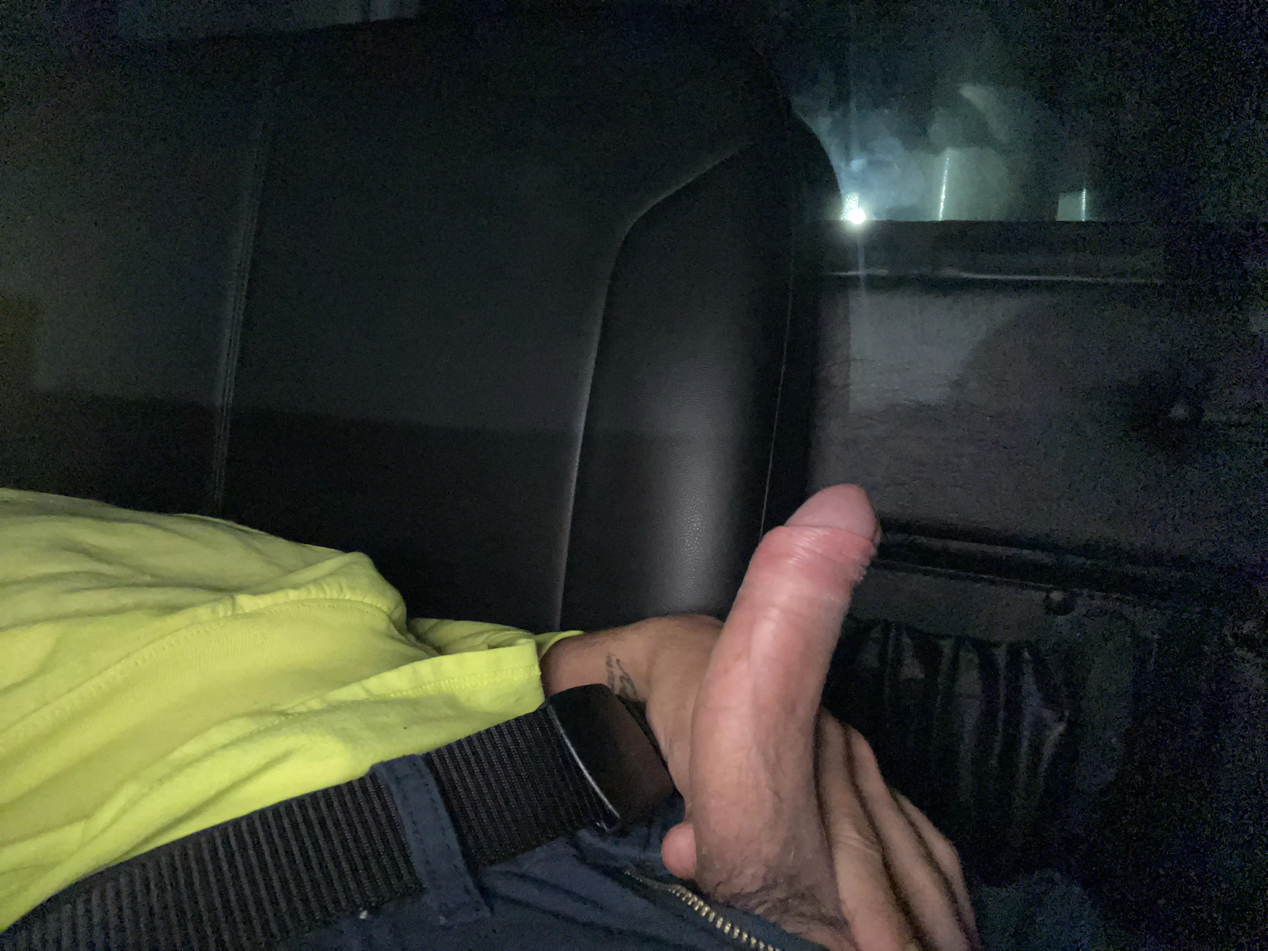 Got real horny in the cab of this truck. Waiting and hoping someone could come take my load ðŸ˜œ