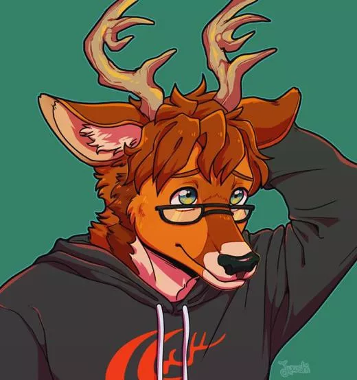 Got some art done of my fursona, August! Artwork by @juwshiart on Twitter!