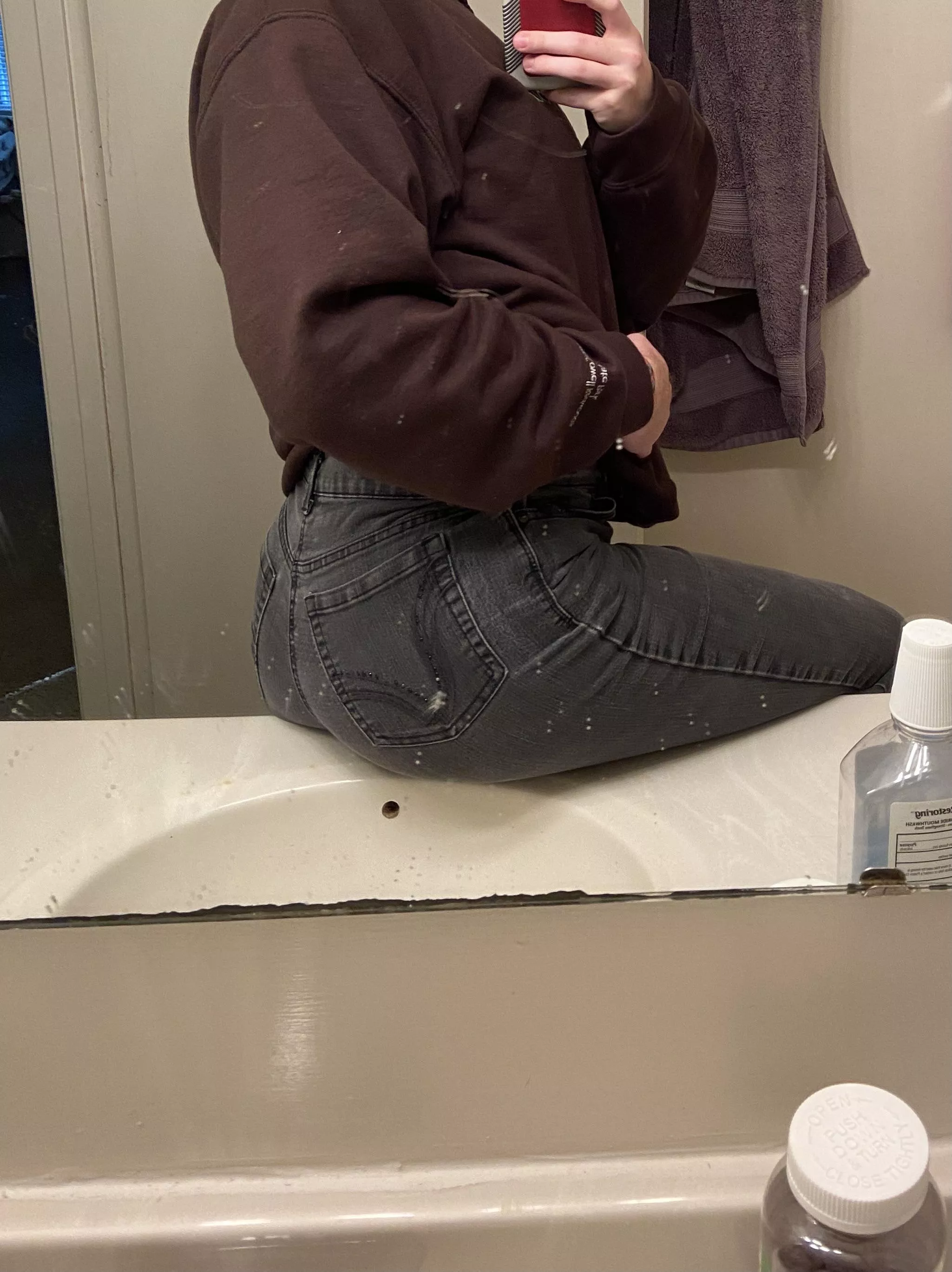 Got these grey jeans and I love them!