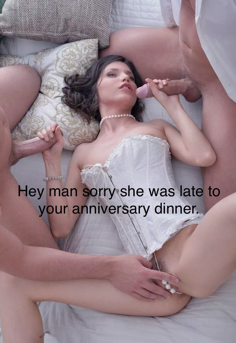 Got this from her bossâ€¦now I know why she was late to our anniversary dinner