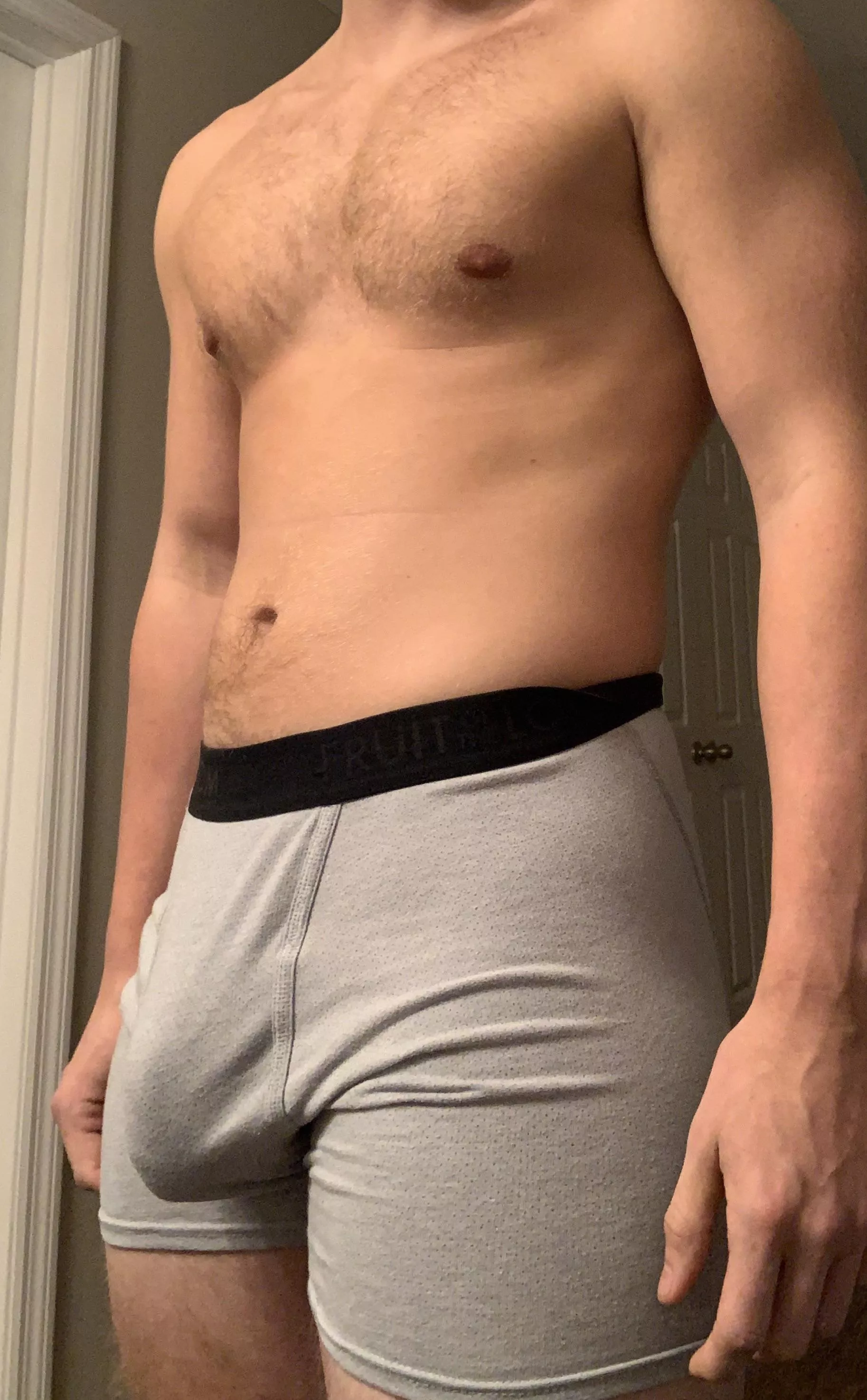 Gotta love revealing grey underwear 🥵