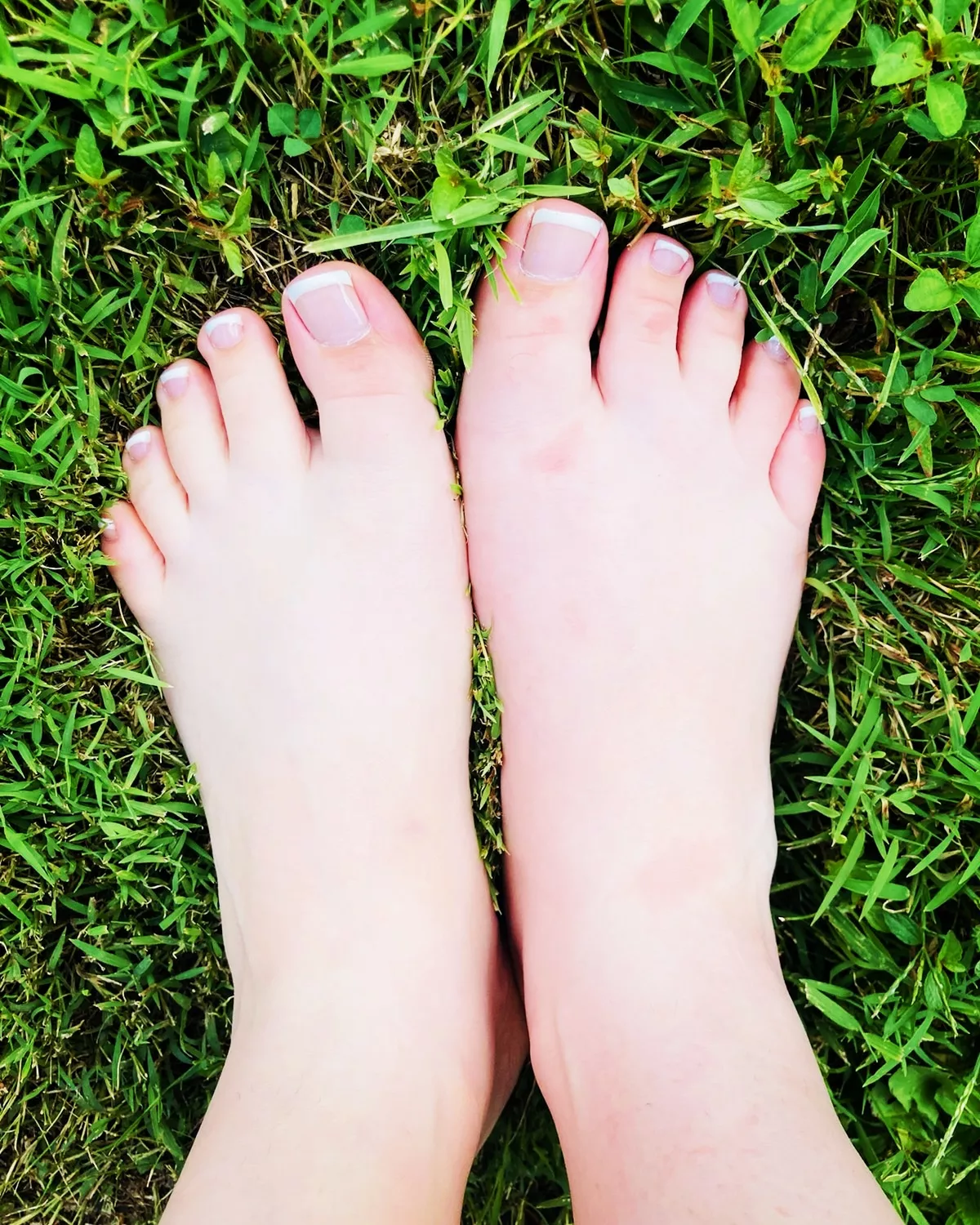 Grass between my Toes.