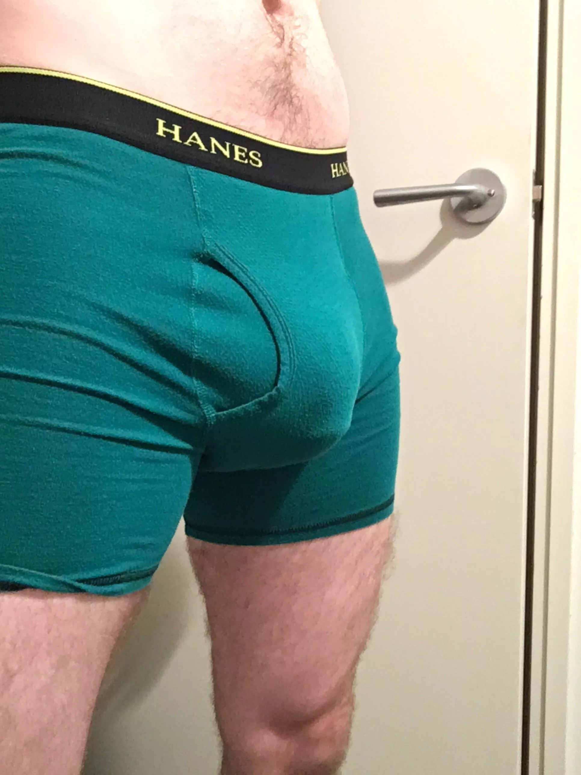 Green and bulging