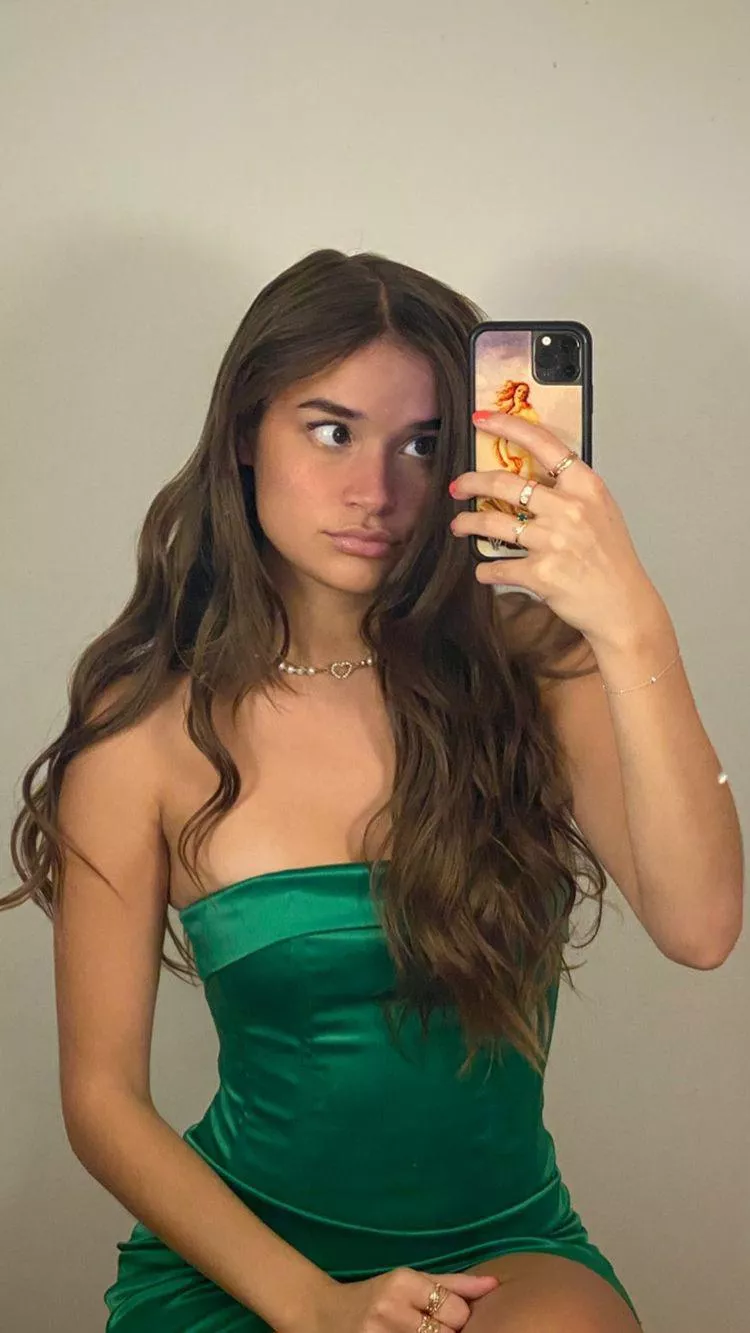 Green dress