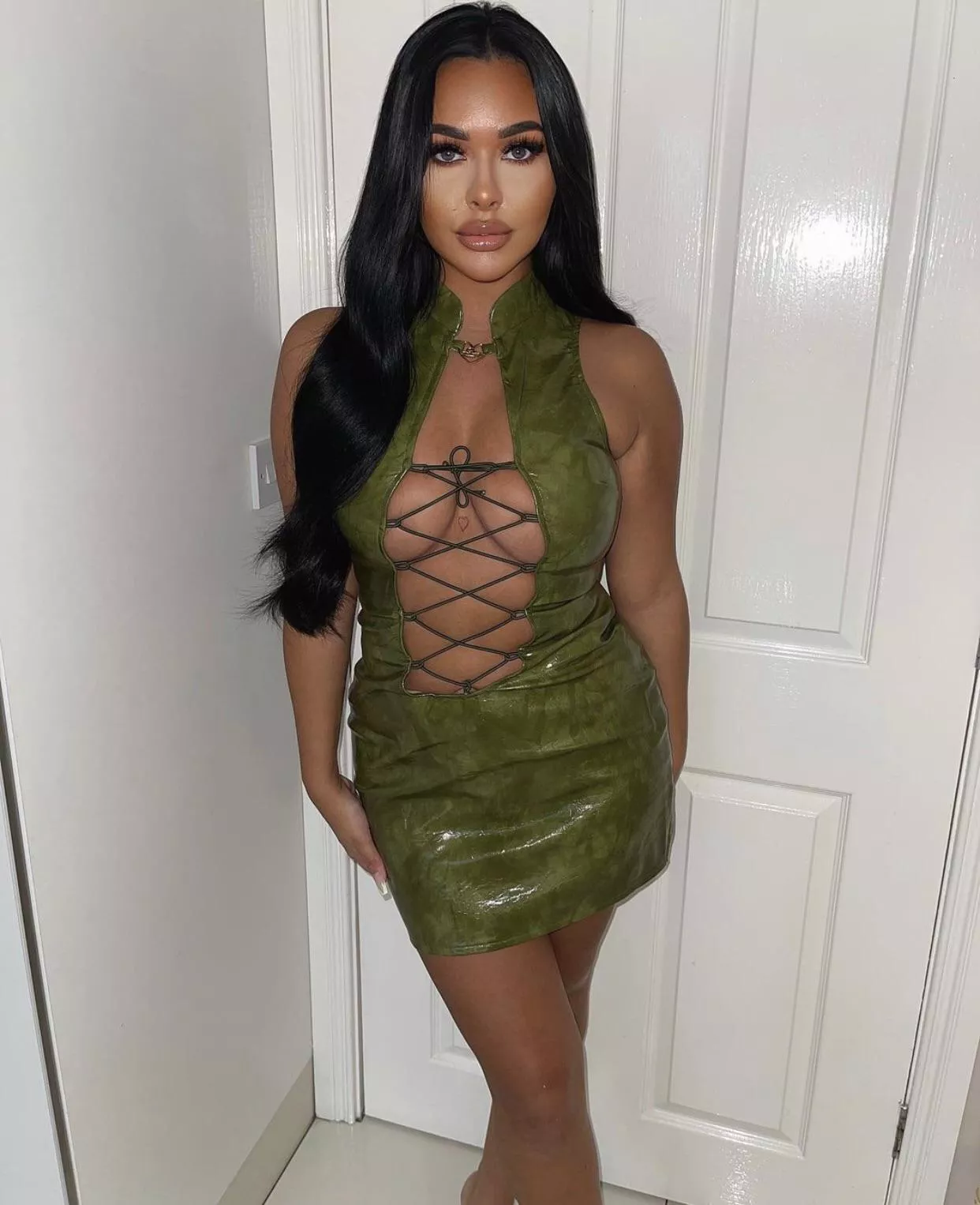 Green dress