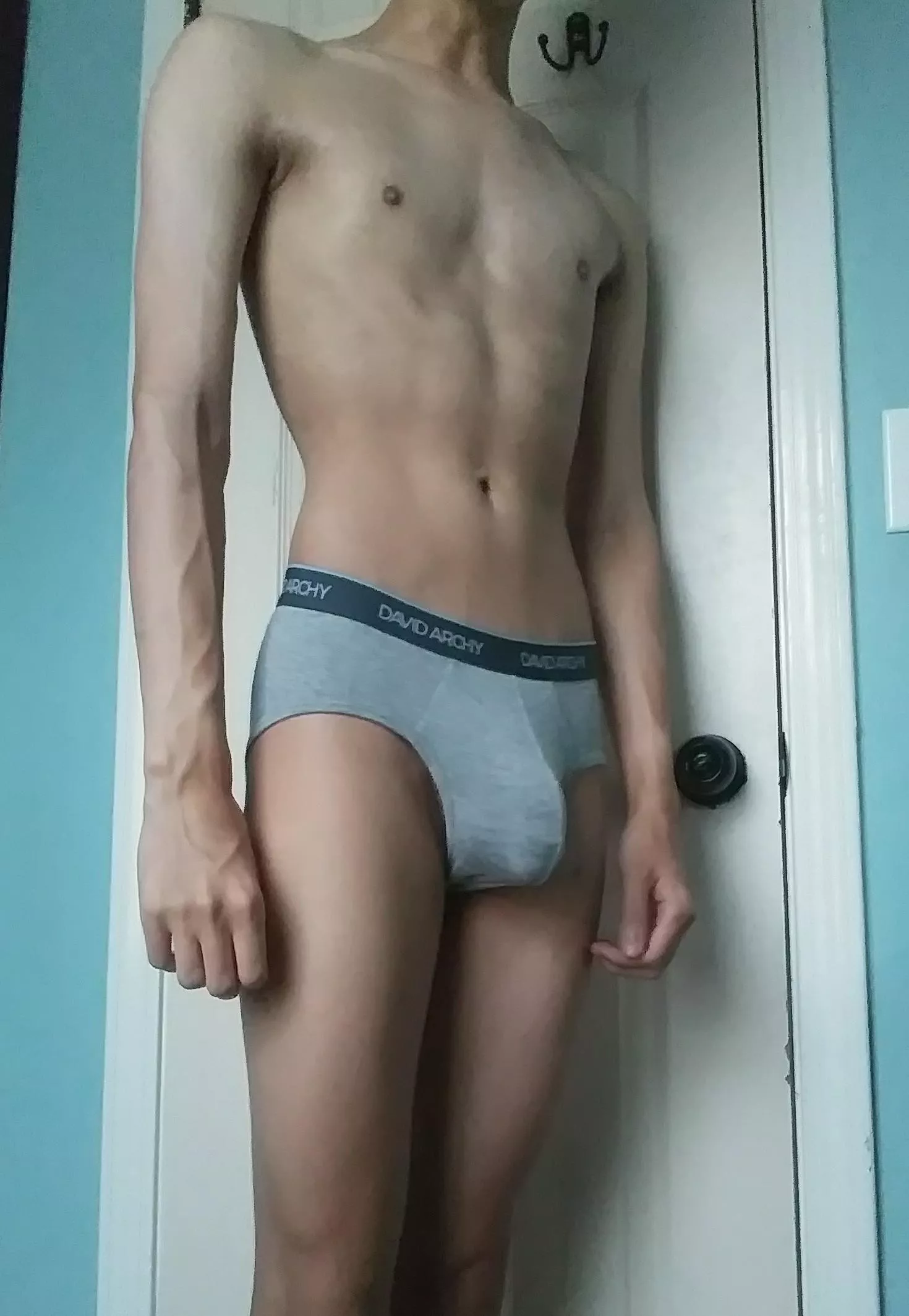 Grey undies > Grey sweatpants