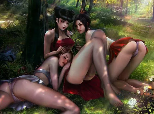 Grown Azula, Ty Lee, and Mai from Avatar by Demonlorddante (all characters are 18+)