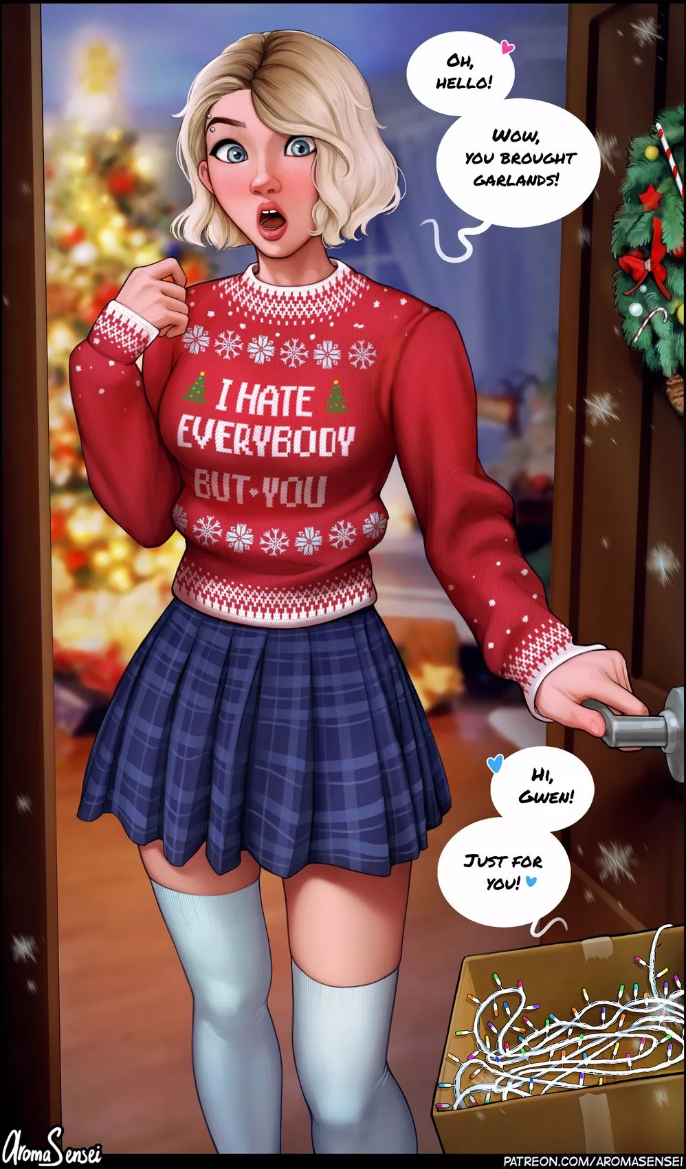 Gwen Celebrates Christmas – Aroma Sensei