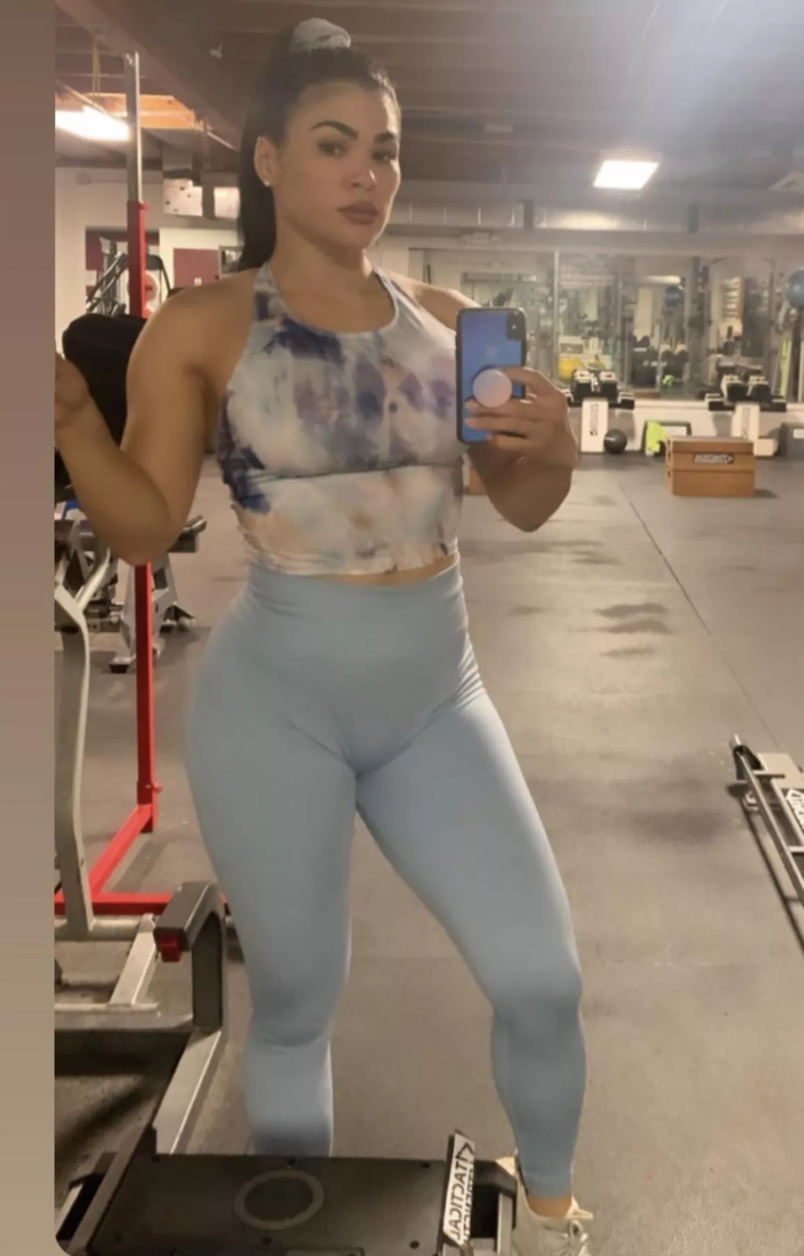 Gym pose