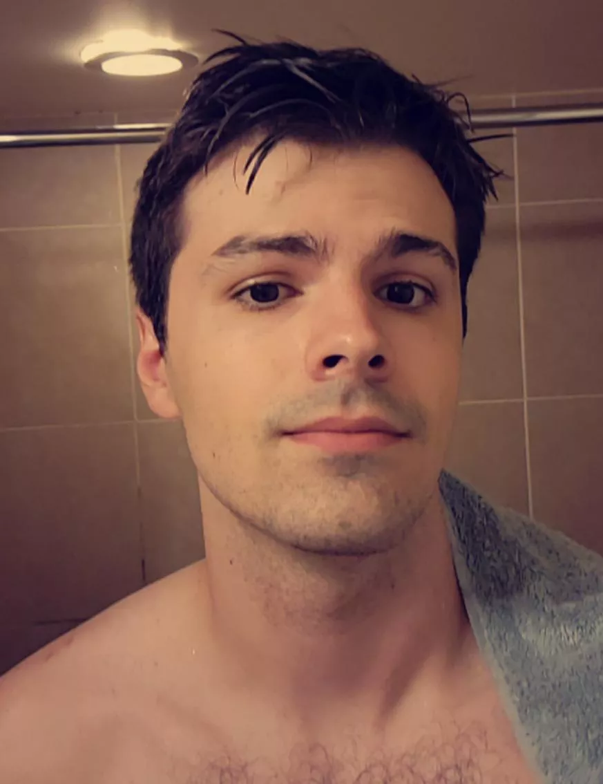 Had a nice shower, wish someone had joined in.