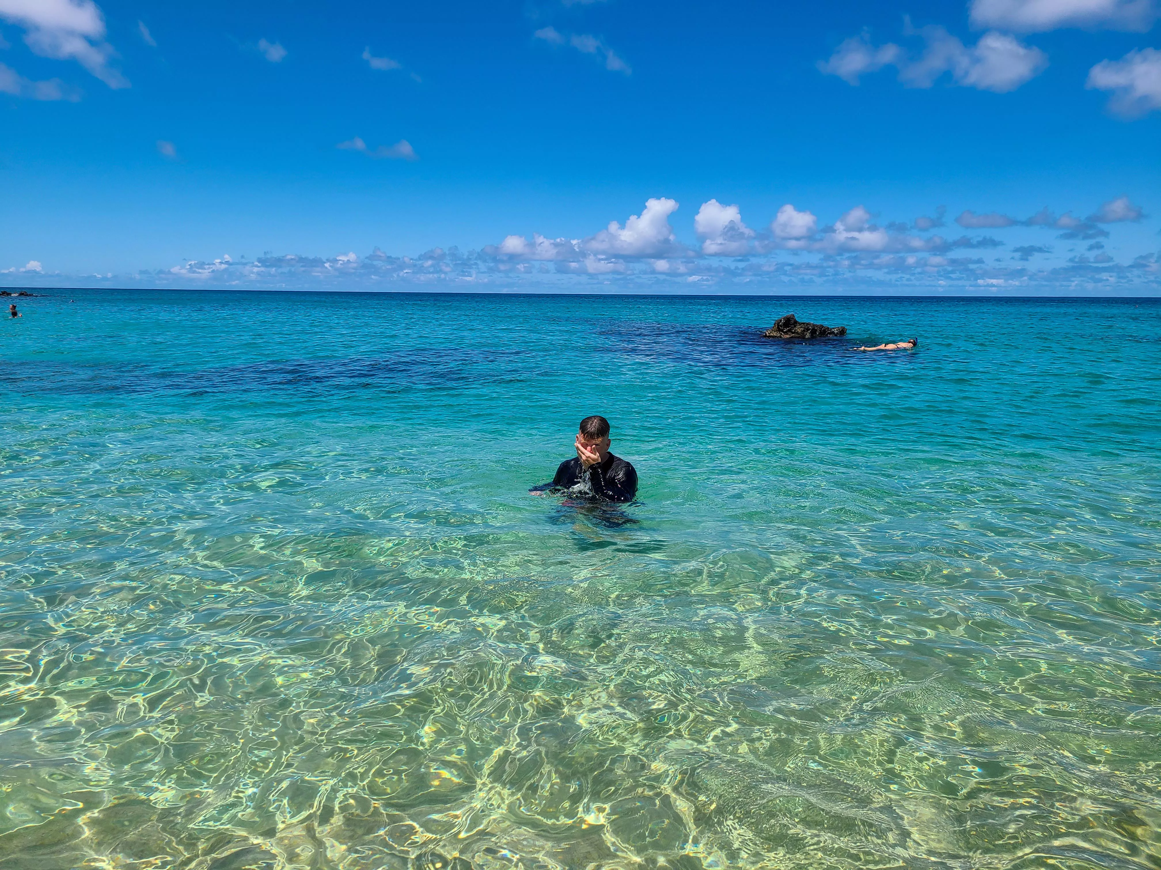 Had an extra day off work so decided to go snorkeling with my husband.