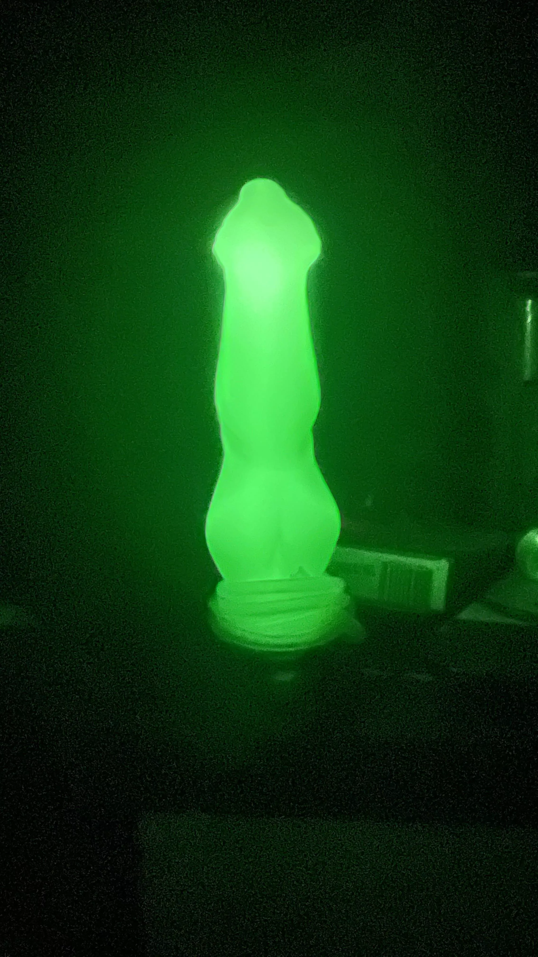 Had no idea It Glowed in the Dark when I bought it. I’m having to much fun waving Roland around like a lightsaber.