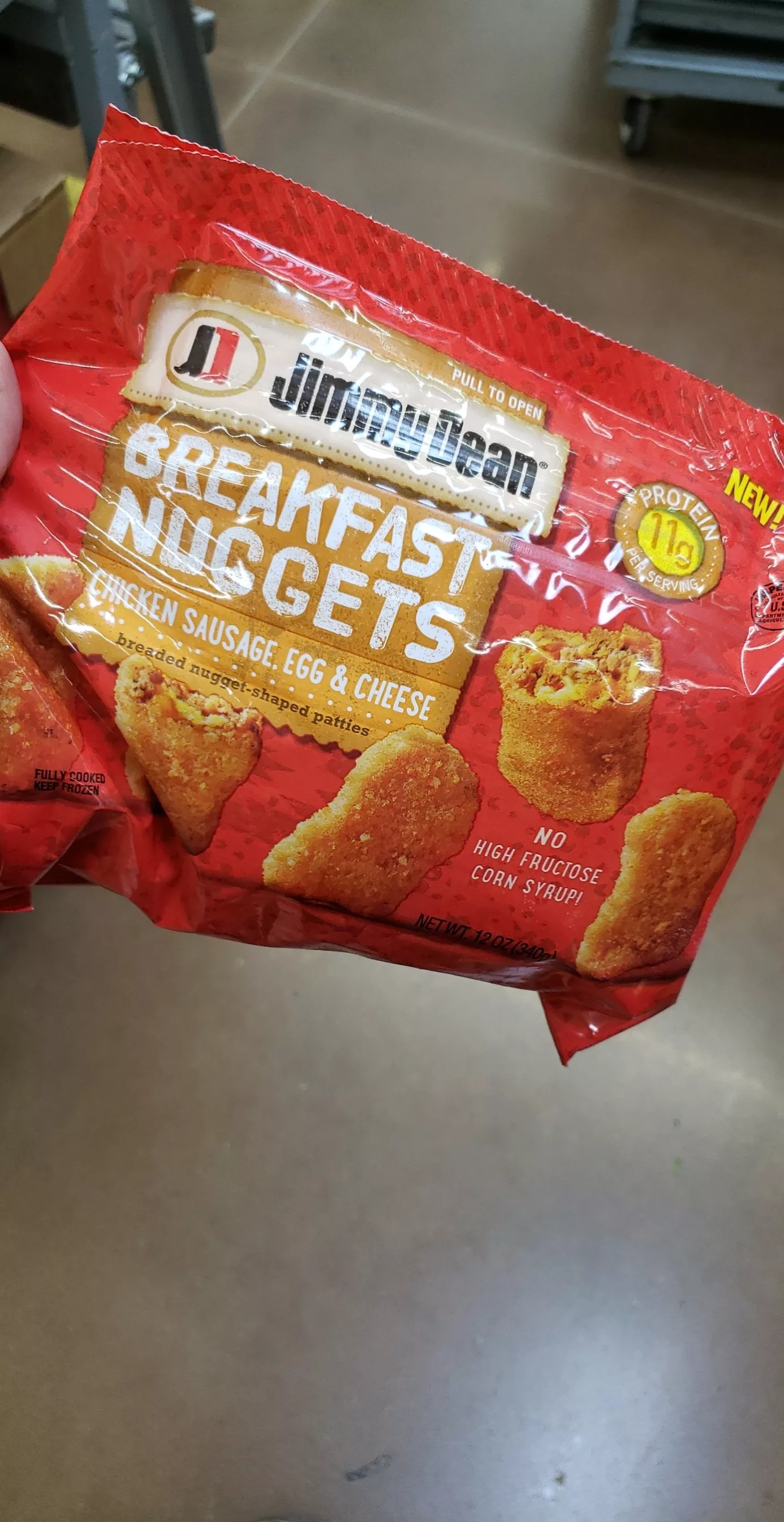 Haha Daddys are wrong! We can have nuggies for breakfast!