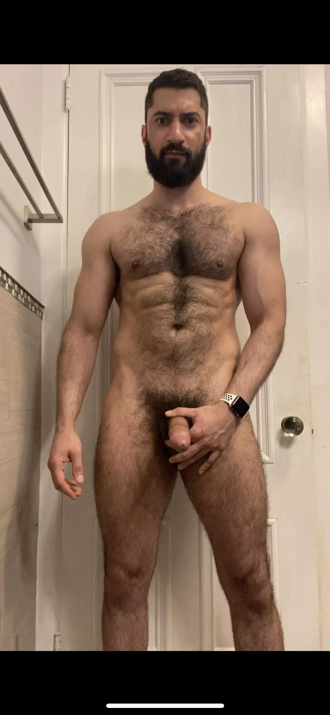 Hairy, hard and muscular