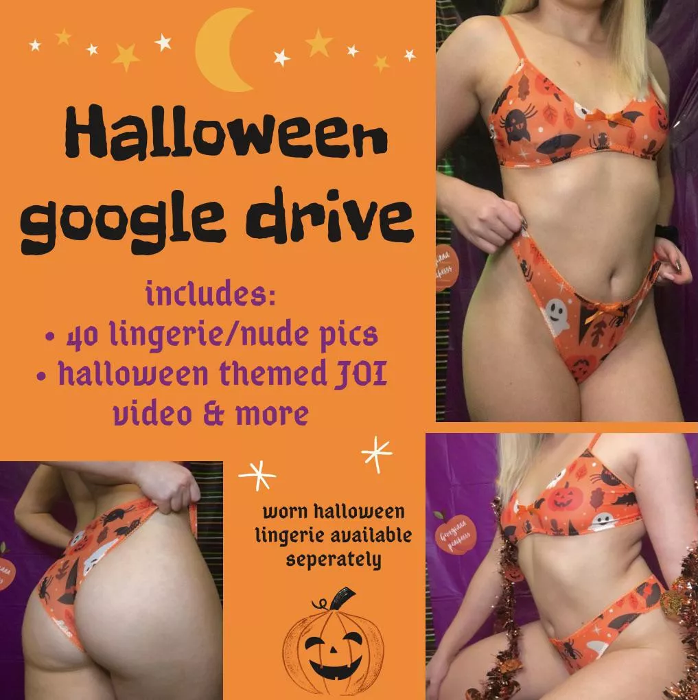 🎃HALLOWEEN BUNDLE🎃 only $25 for the halloween folder in my google drive🧡 including [PIC]s & [VID]s + new content to be uploaded this weekend🔥 other premade/custom content available! 🥵 [SELLING] kik: georgiaa.peachess