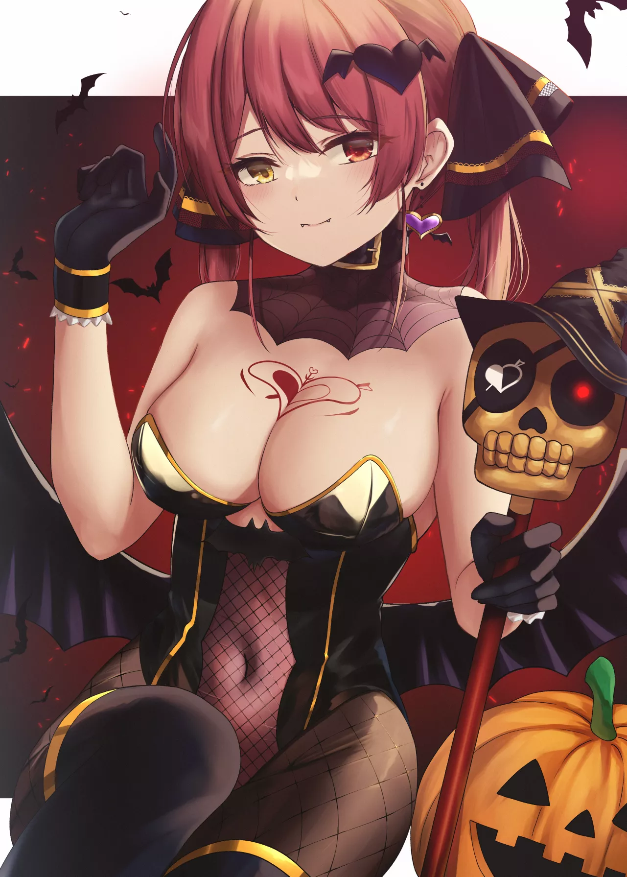 Halloween Houshou Marine She Wants Treats (Yamikyon) [Hololive]