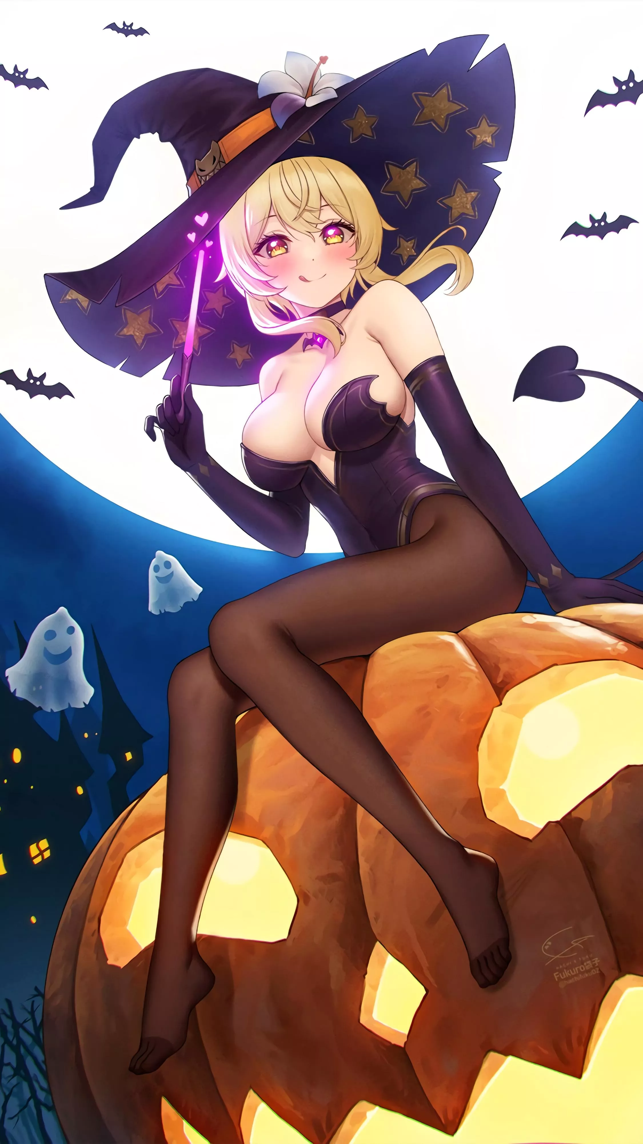 Halloween Lumine [Genshin Impact]