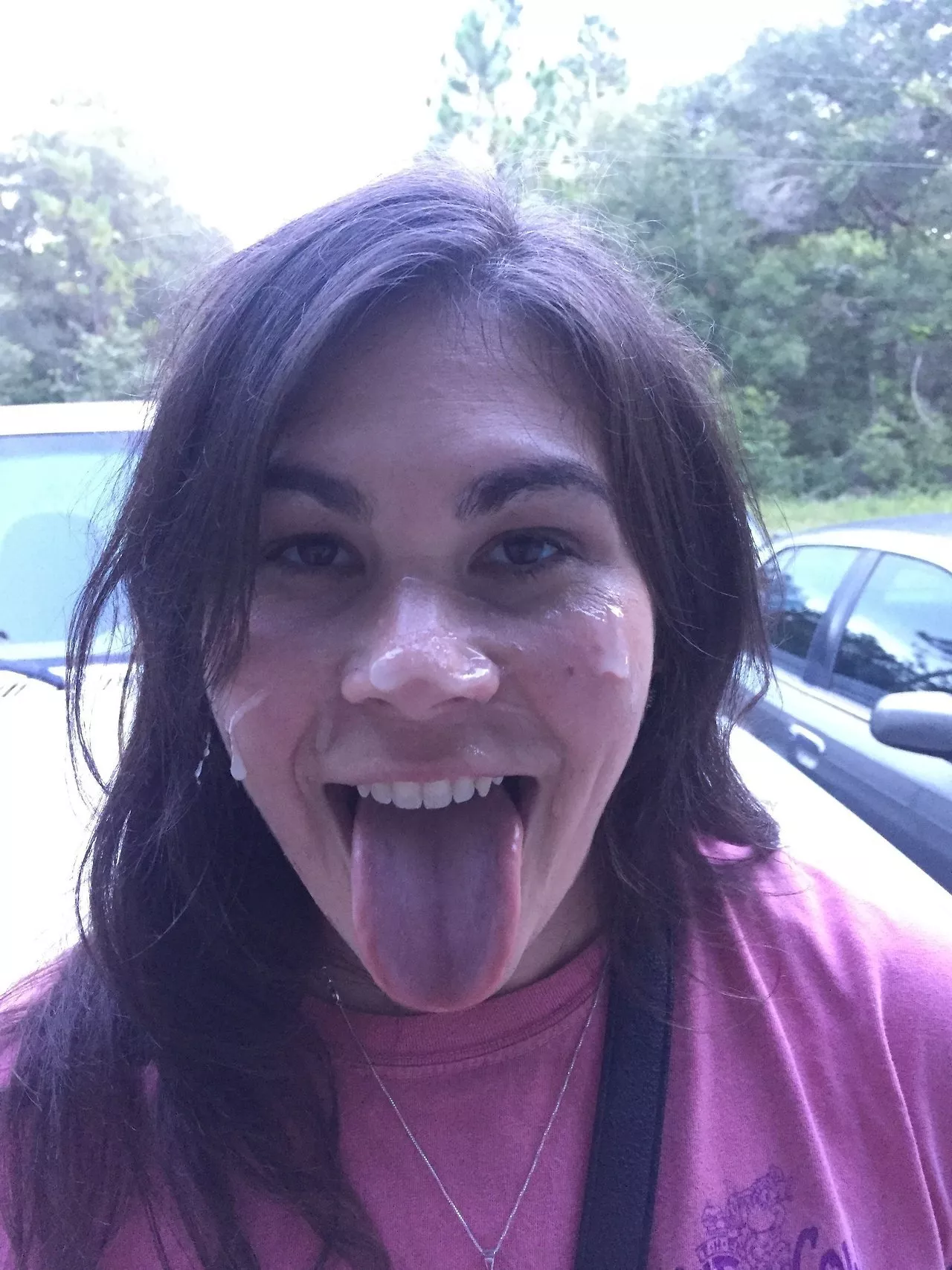 Happy after the cumshot...