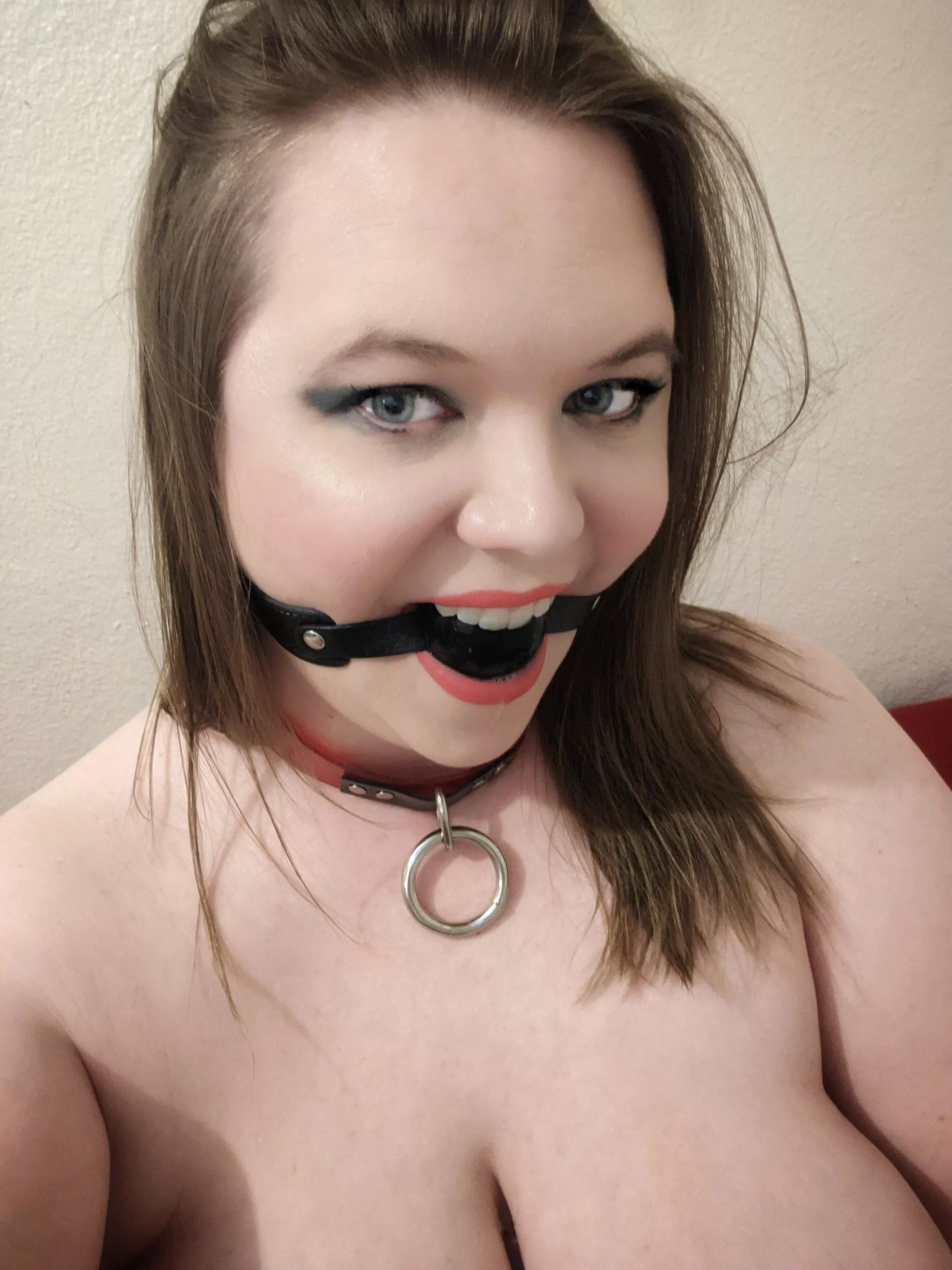 Happy to be gagged ðŸ–¤ðŸ–¤ðŸ–¤