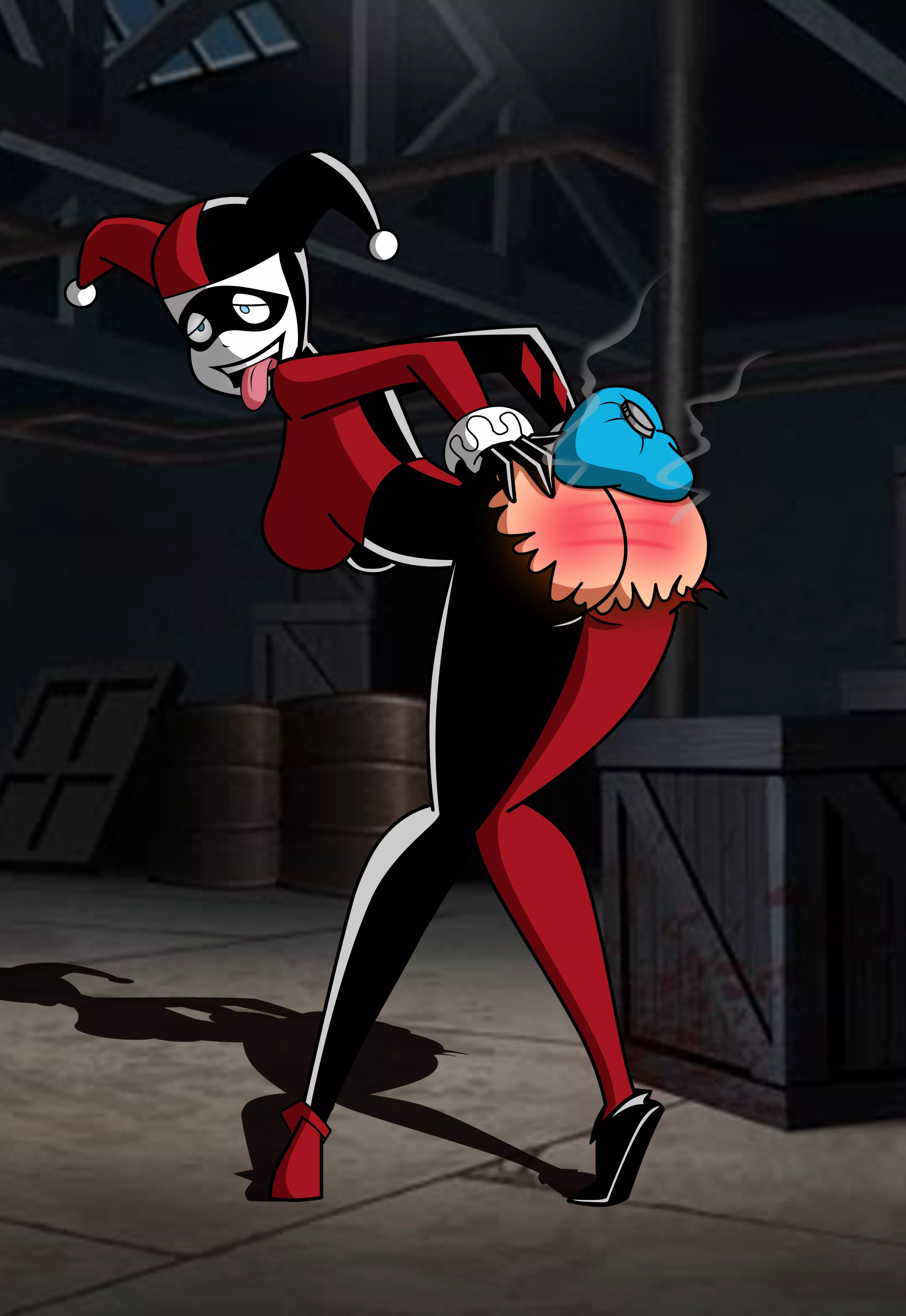 Harley got the ass tore up (Grimphantom)